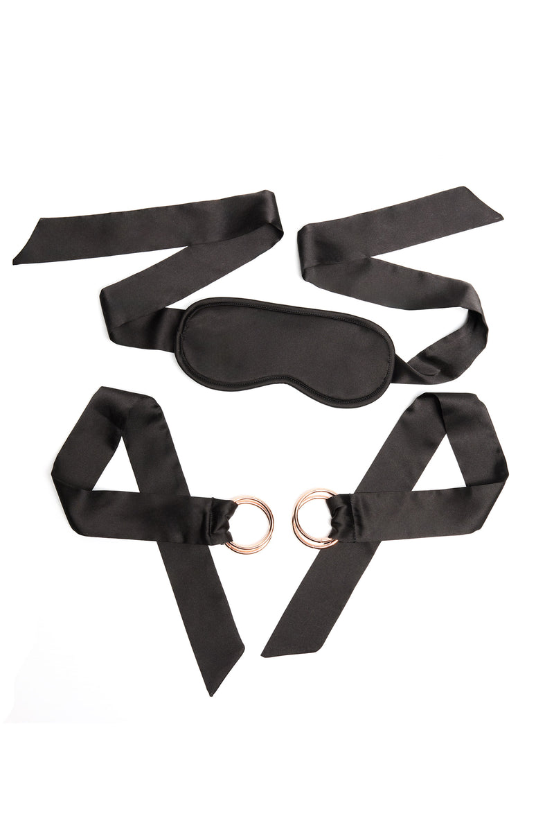 Coquette - 26603 - Blindfold & Ties Set - Stag Shop