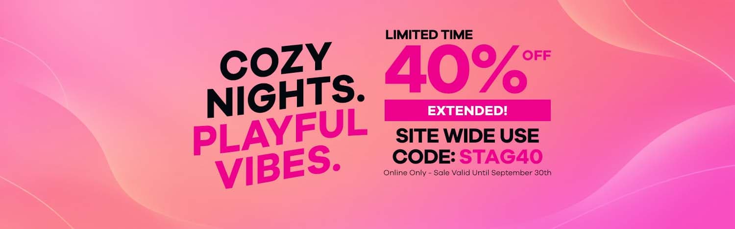 Extended 40% Off Sitewide - Use Coupon Code: STAG40 - Sept 30th - ONLINE ONLY