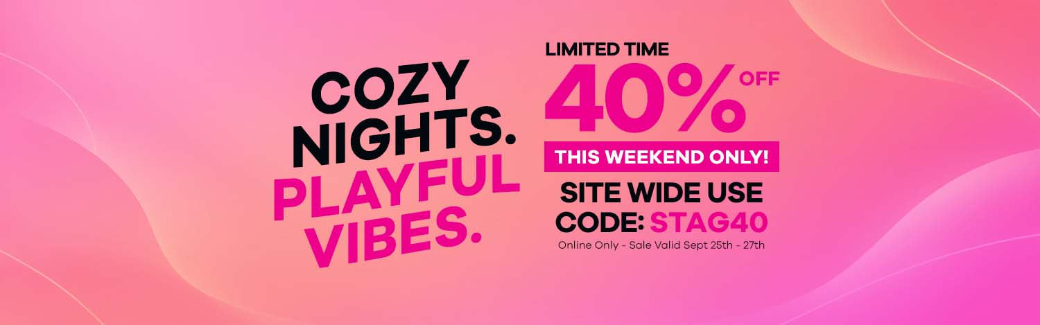 Limited Time- 3 Days Only! - 40% Off Sitewide - Use Coupon Code: STAG40 - Sept 25th - 27th - ONLINE ONLY