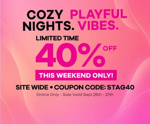Limited Time- 3 Days Only! - 40% Off Sitewide - Use Coupon Code: STAG40 - Sept 25th - 27th - ONLINE ONLY