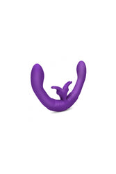 Electric Eel - Together Double-Ended Remote Control Vibrating Dildo - Purple - Stag Shop