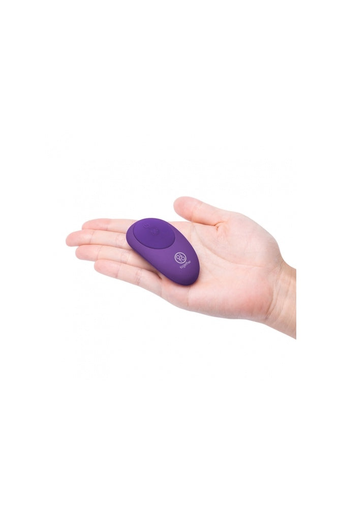 Electric Eel - Together Double-Ended Remote Control Vibrating Dildo - Purple - Stag Shop