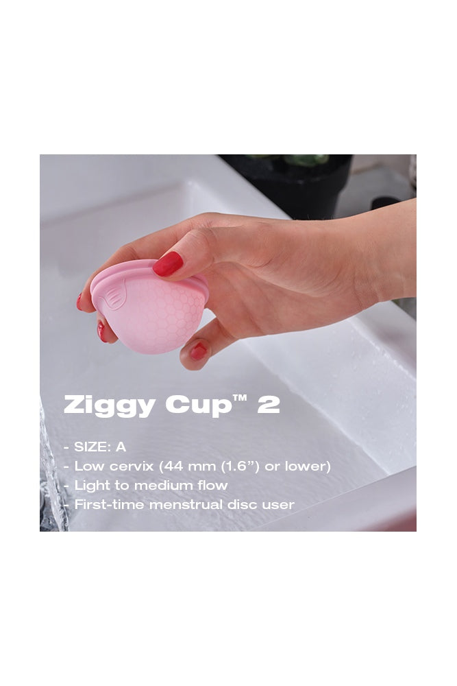 Intimina By Lelo - Ziggy Cup 2 Extra-thin Reusable Menstrual Cup - Various Sizes - Stag Shop