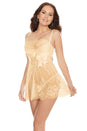 Coquette - 7007 - Babydoll & G-String - Ivory - Stag Shop