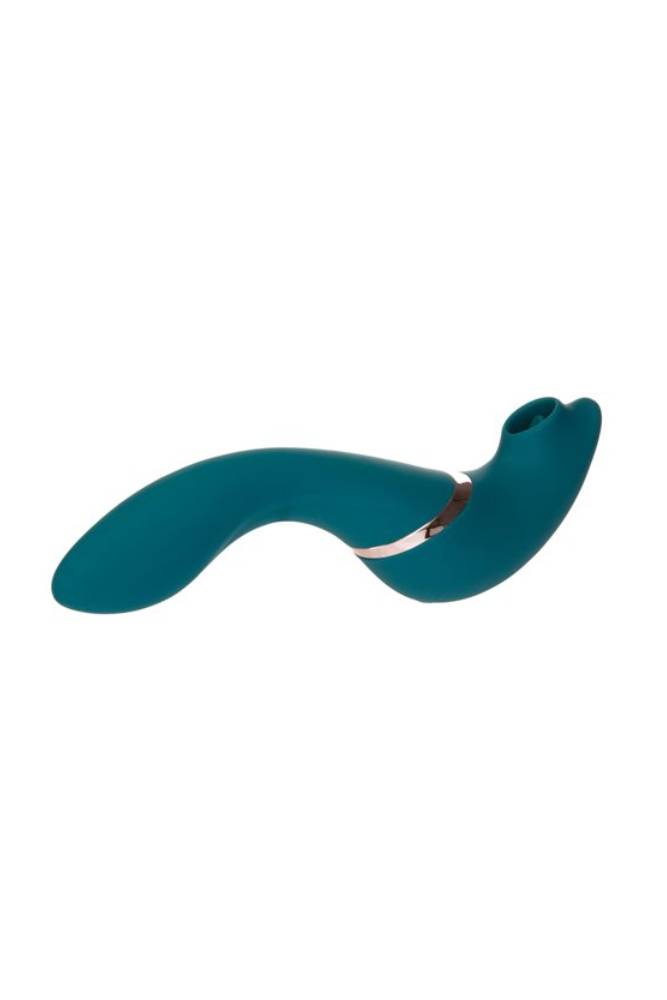 Swan - The Monarch Twisting Vibrator & Flickering Stimulator - Teal - Stag Shop