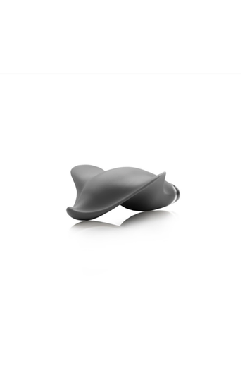 Clandestine Devices - Mimic + Plus Luxury Lay-On Vibrator - Grey - Stag Shop