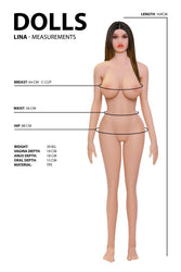 Flesh of Shots - Lina Ultra Realistic Life Size Love Doll - Stag Shop