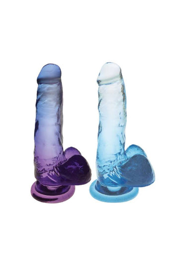 Icon Brands - Shades 7" Dildo With Balls - Stag Shop