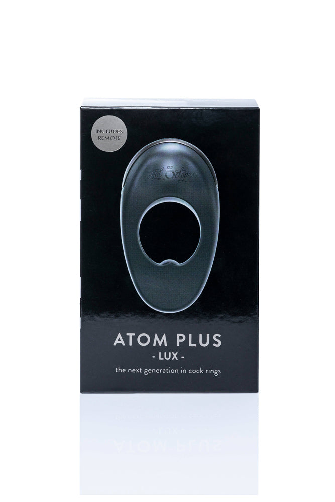 Hot Octopuss - Atom Plus Lux Vibrating Cock Ring with Remote - Black - Stag Shop