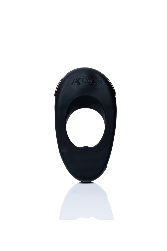 Hot Octopuss - Atom Plus Lux Vibrating Cock Ring with Remote - Black - Stag Shop