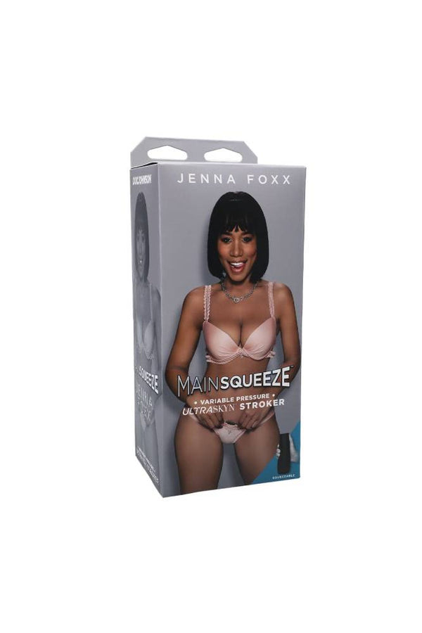 Doc Johnson - Main Squeeze - Jenna Foxx Pussy Masturbator - Brown - Stag Shop