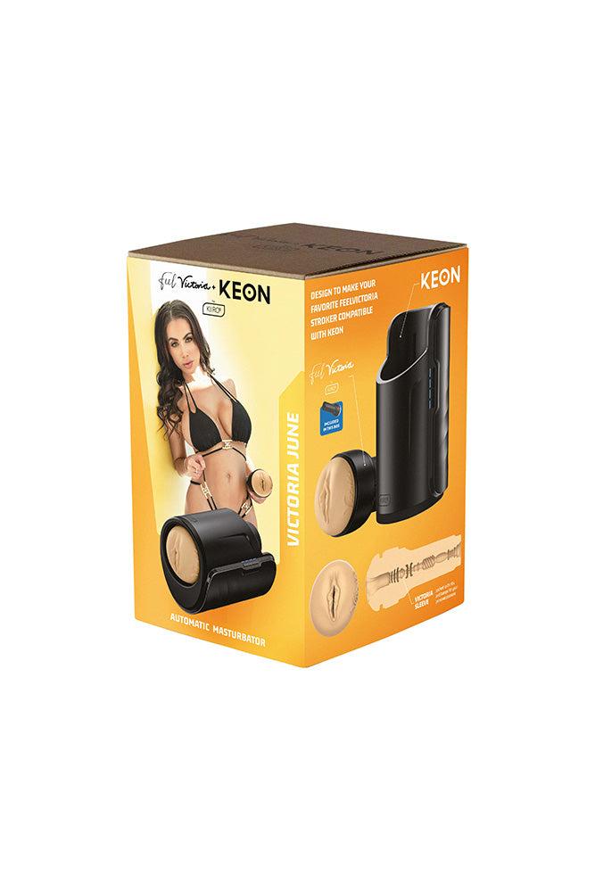 Kiiroo - Keon Automatic Masturbator and FeelStar Victoria June Combo Set - Stag Shop