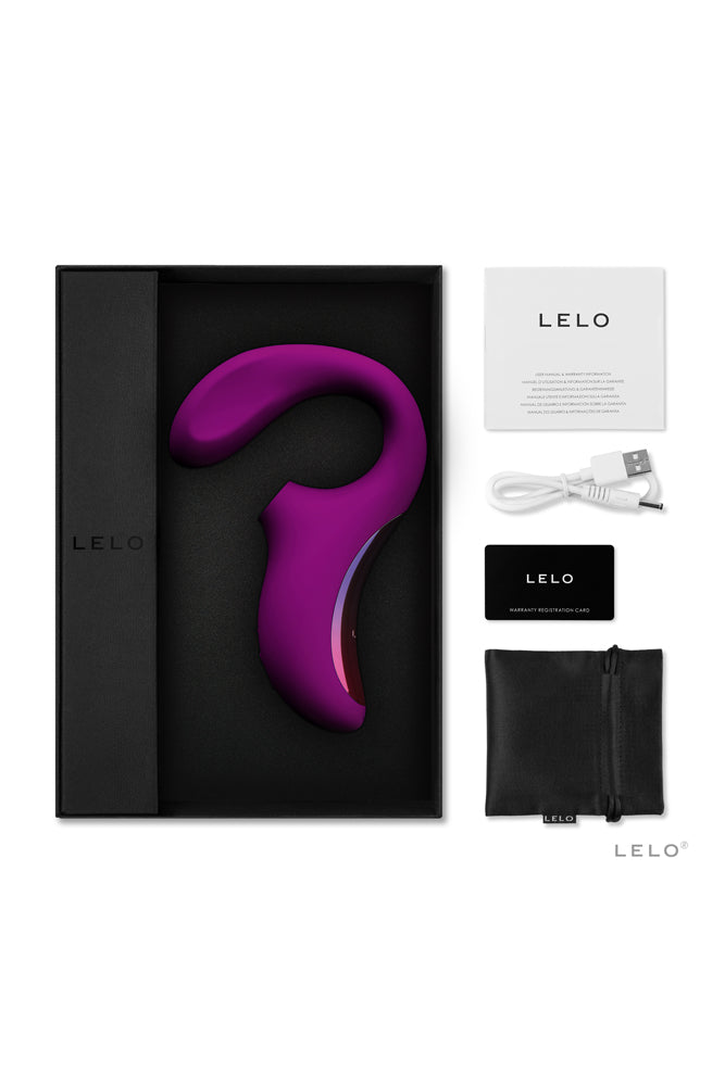 Lelo - Enigma Cruise Dual Stimulation Sonic Massager - Deep Rose - Stag Shop