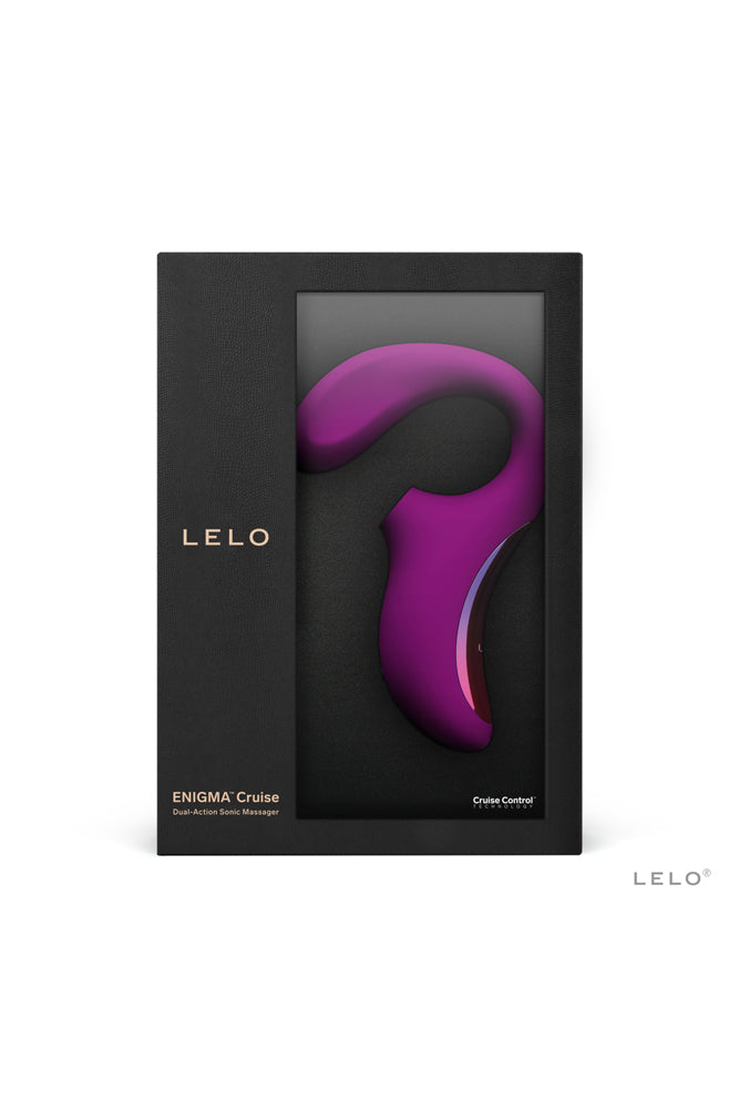Lelo - Enigma Cruise Dual Stimulation Sonic Massager - Deep Rose - Stag Shop