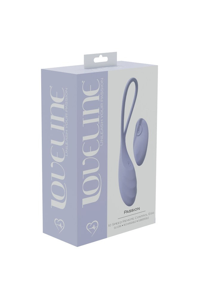 Shots Toys - Loveline Passion Remote Controlled Egg Vibrator - Lavender - Stag Shop