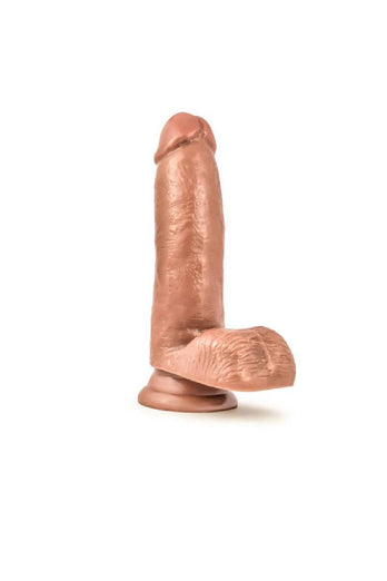 Blush Novelties - Loverboy - Manny The Fireman - 7 Inch Dildo - Tan - Stag Shop