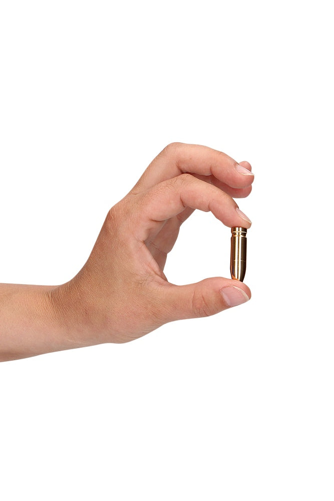 Ouch by Shots Toys - Diamond Bullet Magnetic Nipple Clamps - Gold - Stag Shop