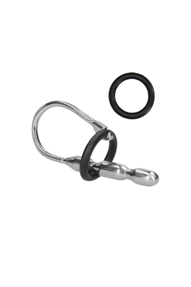 Ouch by Shots Toys - Urethral Sounding - Stainless Steel Stretcher with Ring - Stag Shop