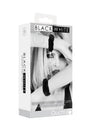 Ouch by Shots Toys - Black & White - Pleasure Handcuffs with Quick Release Button - Black - Stag Shop