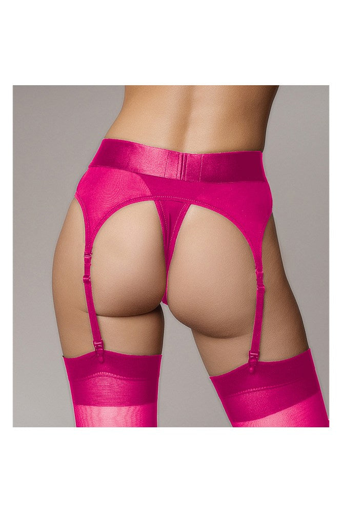 Ouch by Shots Toys - Vibrating Strap-on Thong with Adjustable Garters - Various Sizes & Colours - Stag Shop