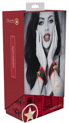 Ouch International - Milan Collection - Handcuffs - Black/Red - Stag Shop