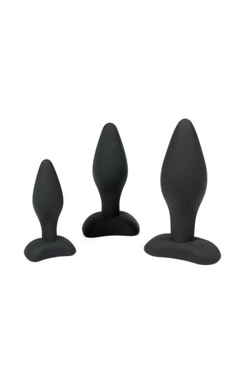 Onyxxx - Tushe Silicone Anal Trainer Kit - Black - Stag Shop