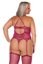 Pink Pussycat Lingerie - 23311 PLUS - Bustier & Thong - Stag Shop