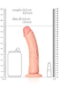 Thumbnail for Shots Toys - Real Rock - 8 inch Curved Dildo - Various Colours - Stag Shop