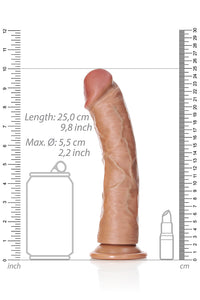 Thumbnail for Shots Toys - Real Rock - 9 inch Curved Dildo - Various Colours - Stag Shop