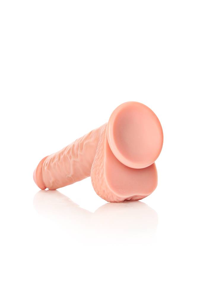 Shots Toys - Real Rock - 9" Straight Dildo with Balls - Various Colours - Stag Shop