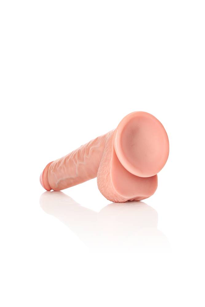 Shots Toys - Real Rock - 11" Straight Dildo with Balls - Various Colours - Stag Shop