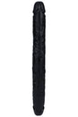 Shots Toys - Real Rock - Thick Double Ended Dong - Black - Various Sizes - Stag Shop