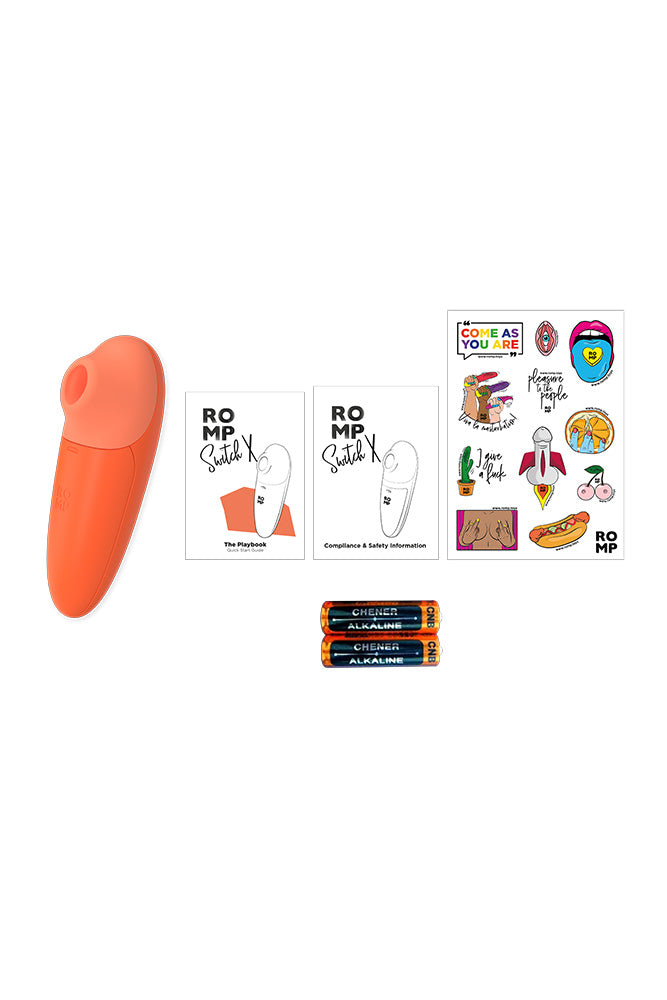 Romp - Switch X Air Pulse Stimulator - Orange - Stag Shop