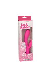 Thumbnail for Cal Exotics - Jack Rabbit Elite - Rocking Rabbit Vibrator - Pink - Stag Shop