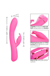 Cal Exotics - Jack Rabbit Elite - Rocking Rabbit Vibrator - Pink - Stag Shop