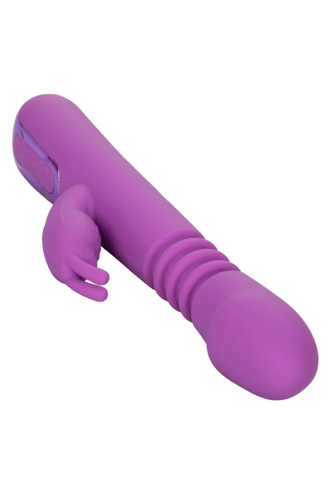 Cal Exotics - Jack Rabbit Elite - Thrusting Rabbit Vibrator - Purple - Stag Shop