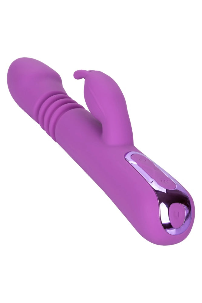Cal Exotics - Jack Rabbit Elite - Thrusting Rabbit Vibrator - Purple - Stag Shop