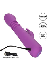 Cal Exotics - Jack Rabbit Elite - Thrusting Rabbit Vibrator - Purple - Stag Shop