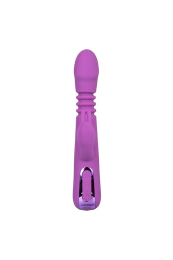 Cal Exotics - Jack Rabbit Elite - Thrusting Rabbit Vibrator - Purple - Stag Shop