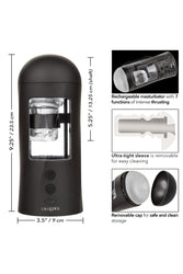 Cal Exotics - Bionic - Power Stroking Masturbator - Black - Stag Shop