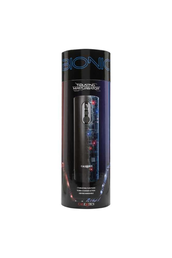 Cal Exotics - Bionic - Thrusting Masturbator - Black - Stag Shop