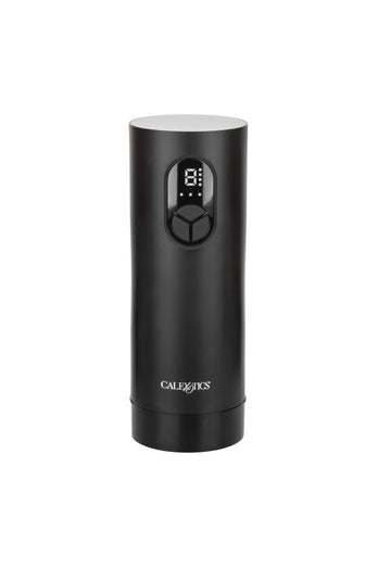 Cal Exotics - Bionic - Sucking and Vibrating Masturbator - Black - Stag Shop