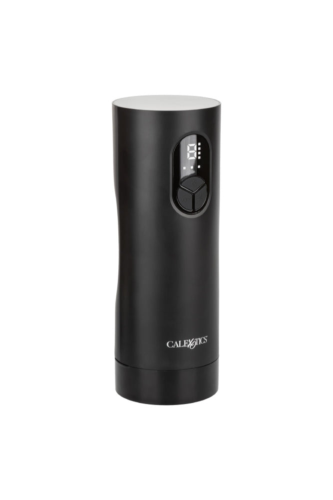 Cal Exotics - Bionic - Sucking and Vibrating Masturbator - Black - Stag Shop