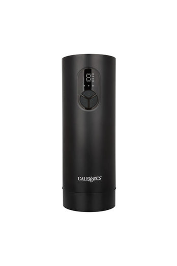 Cal Exotics - Bionic - Sucking and Vibrating Masturbator - Black - Stag Shop