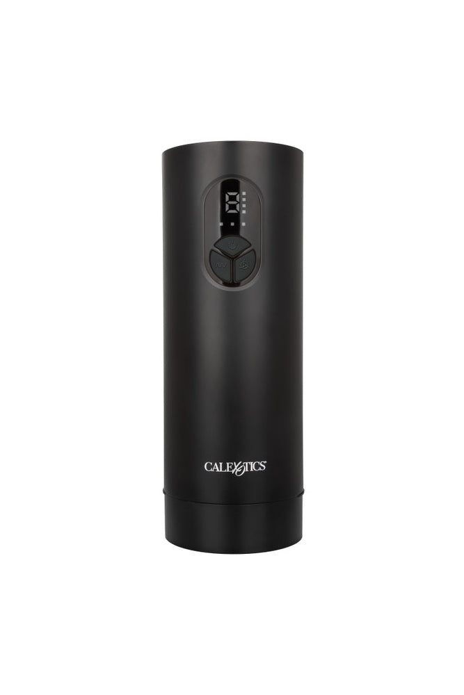 Cal Exotics - Bionic - Sucking and Vibrating Masturbator - Black - Stag Shop