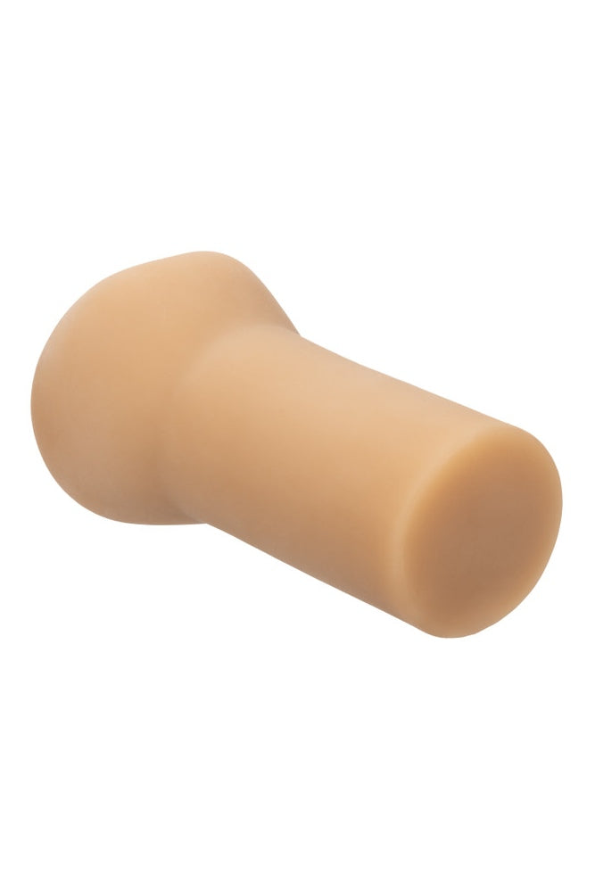 Cal Exotics - Cheap Thrills - The Leather Daddy Stroker - Beige - Stag Shop
