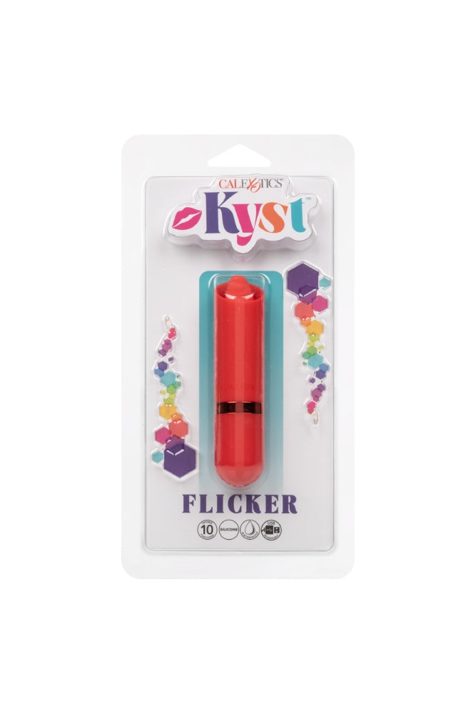 Cal Exotics - Kyst - Flicker Vibrator with Flickering Tongue - Red - Stag Shop