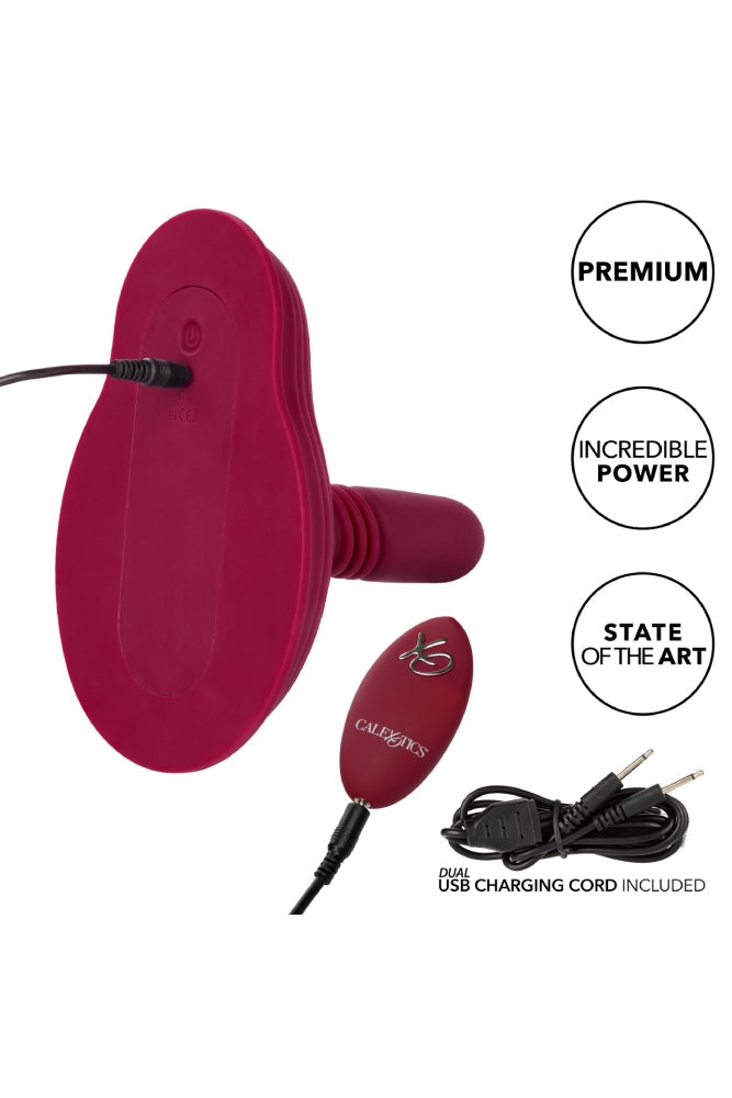 Cal Exotics - Lust - Remote Control Thrust & Grind Rider - Red - Stag Shop