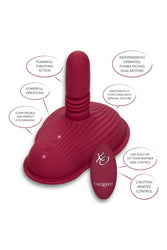 Cal Exotics - Lust - Remote Control Thrust & Grind Rider - Red - Stag Shop
