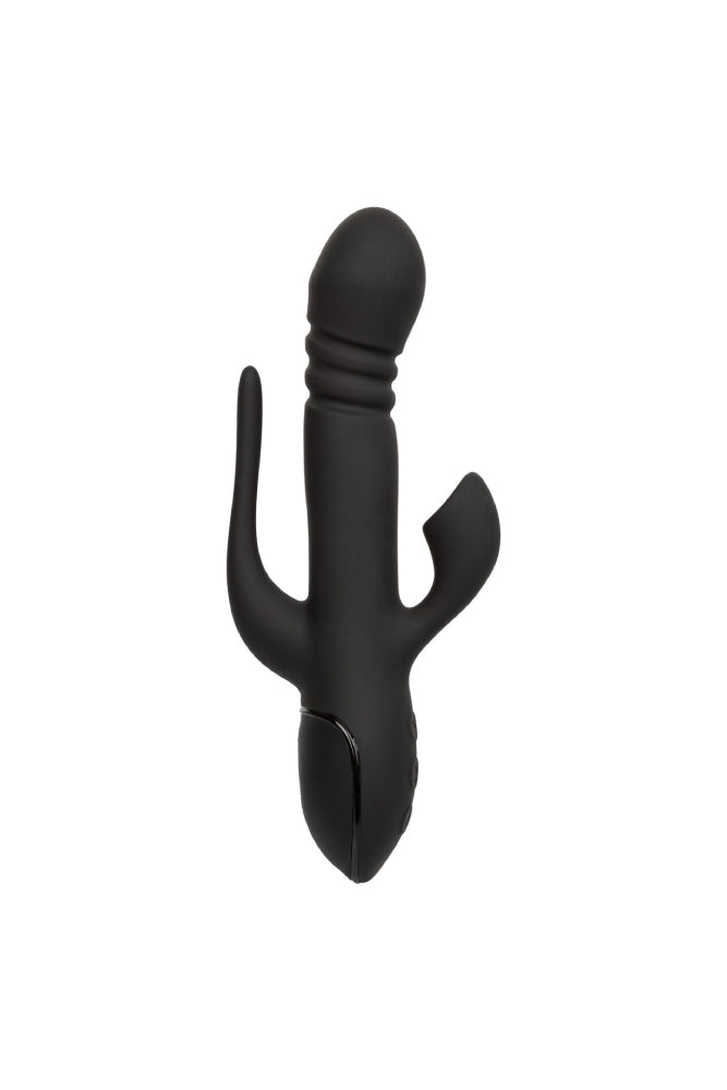 Cal Exotics - III - Triple Euphoria Double Penetration Rabbit Vibrator - Black - Stag Shop